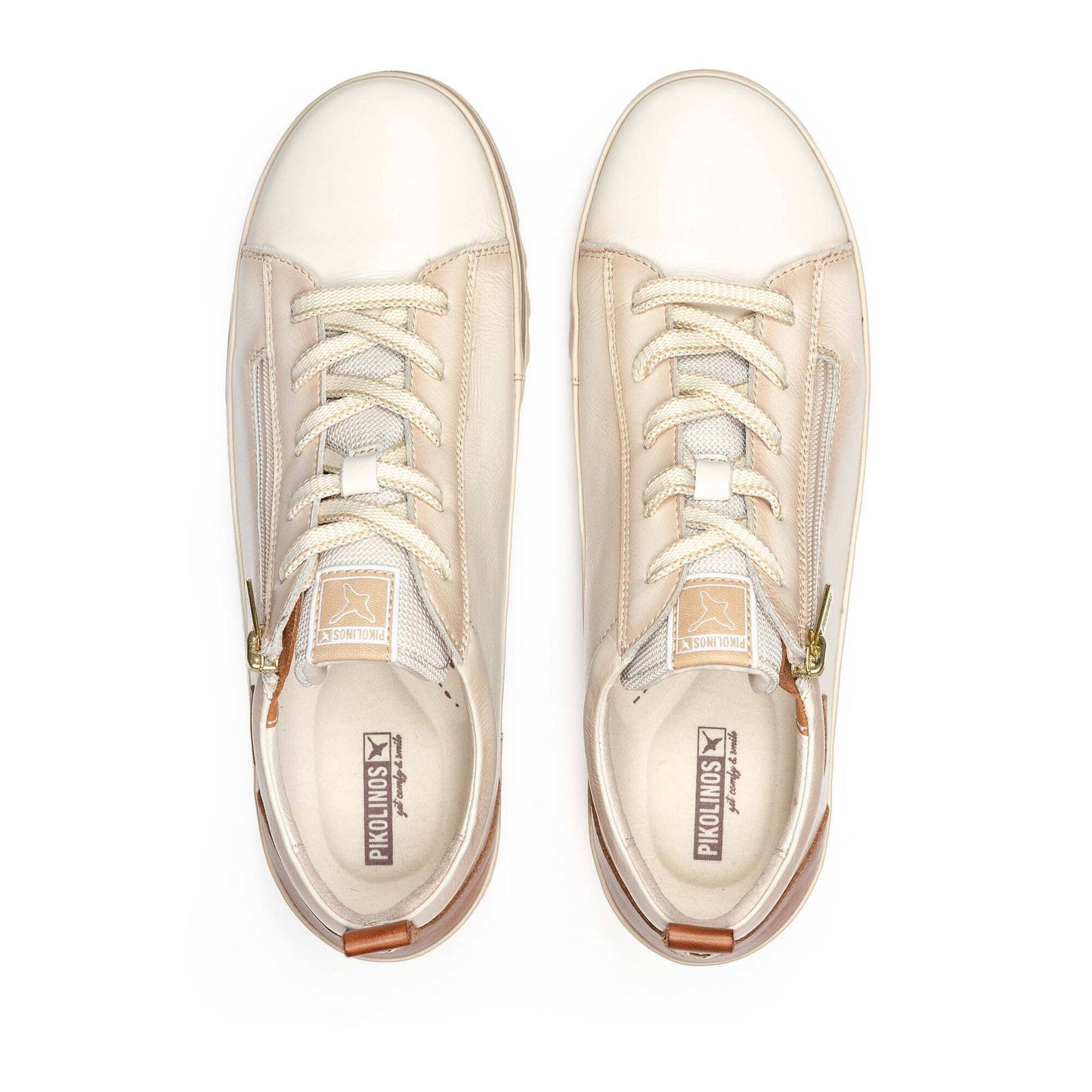PIKOLINOS VIGO W3W-6979 CREAM LEATHER SNEAKER