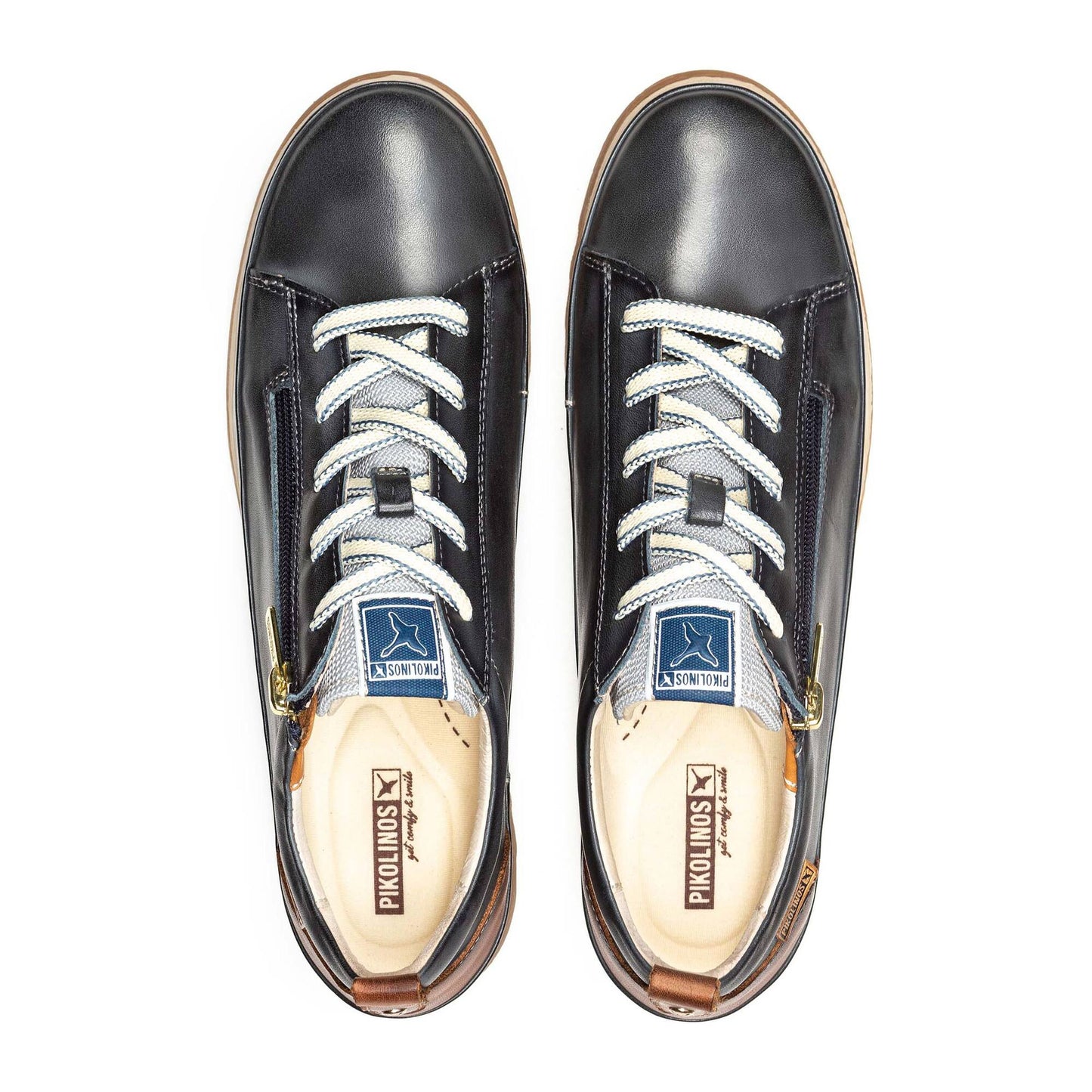 PIKOLINOS VIGO W3W-6979 NAVY LEATHER SNEAKER