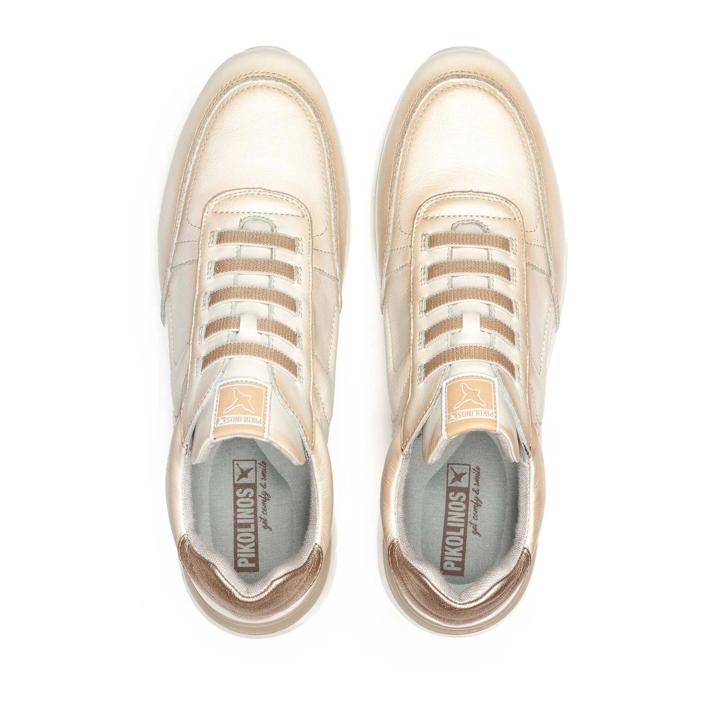 PIKOLINOS CANTABRIA W4R-6731 CREAM LEATHER SNEAKERS