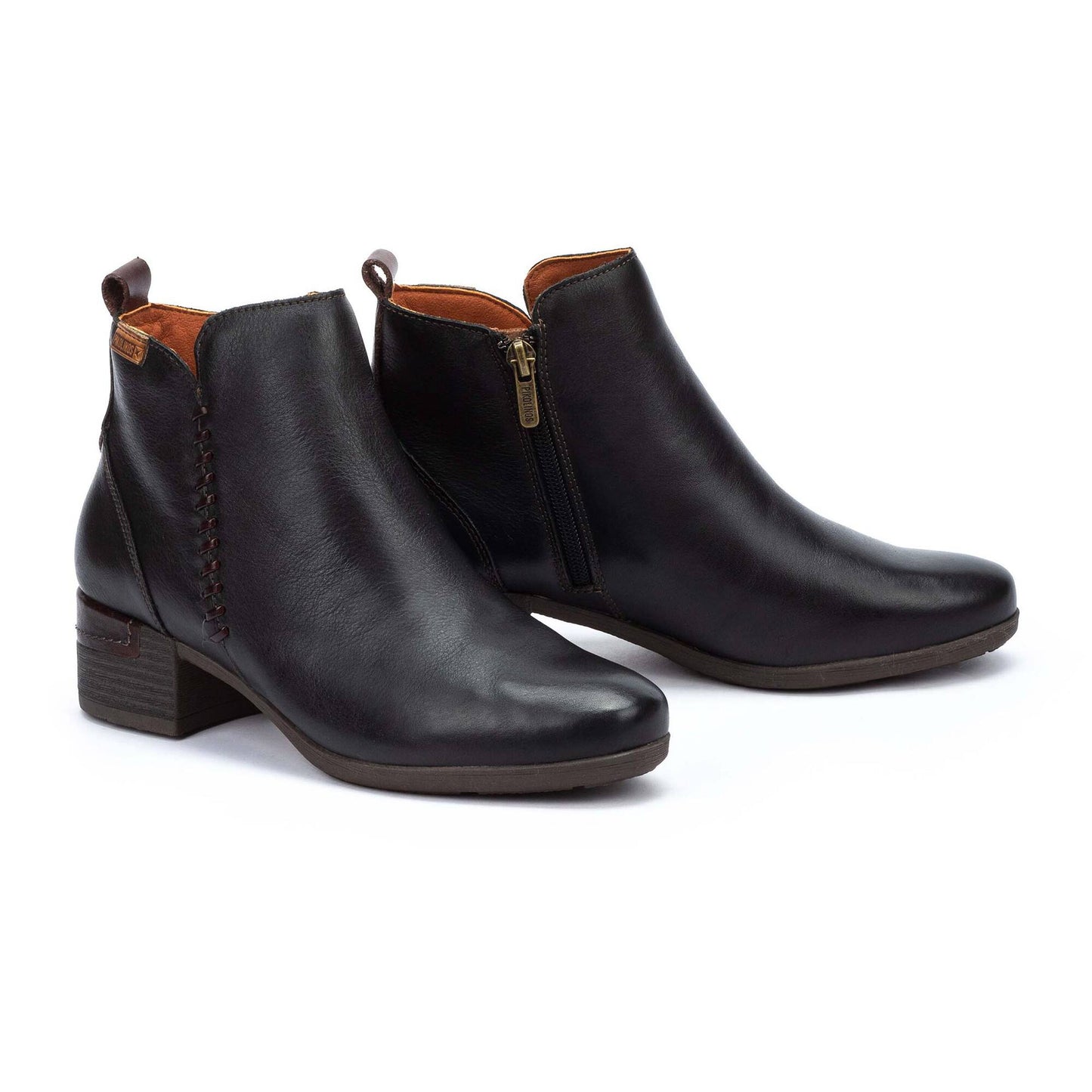 PIKOLINOS MALAGA W6W-8950 BLACK ANKLE BOOTS