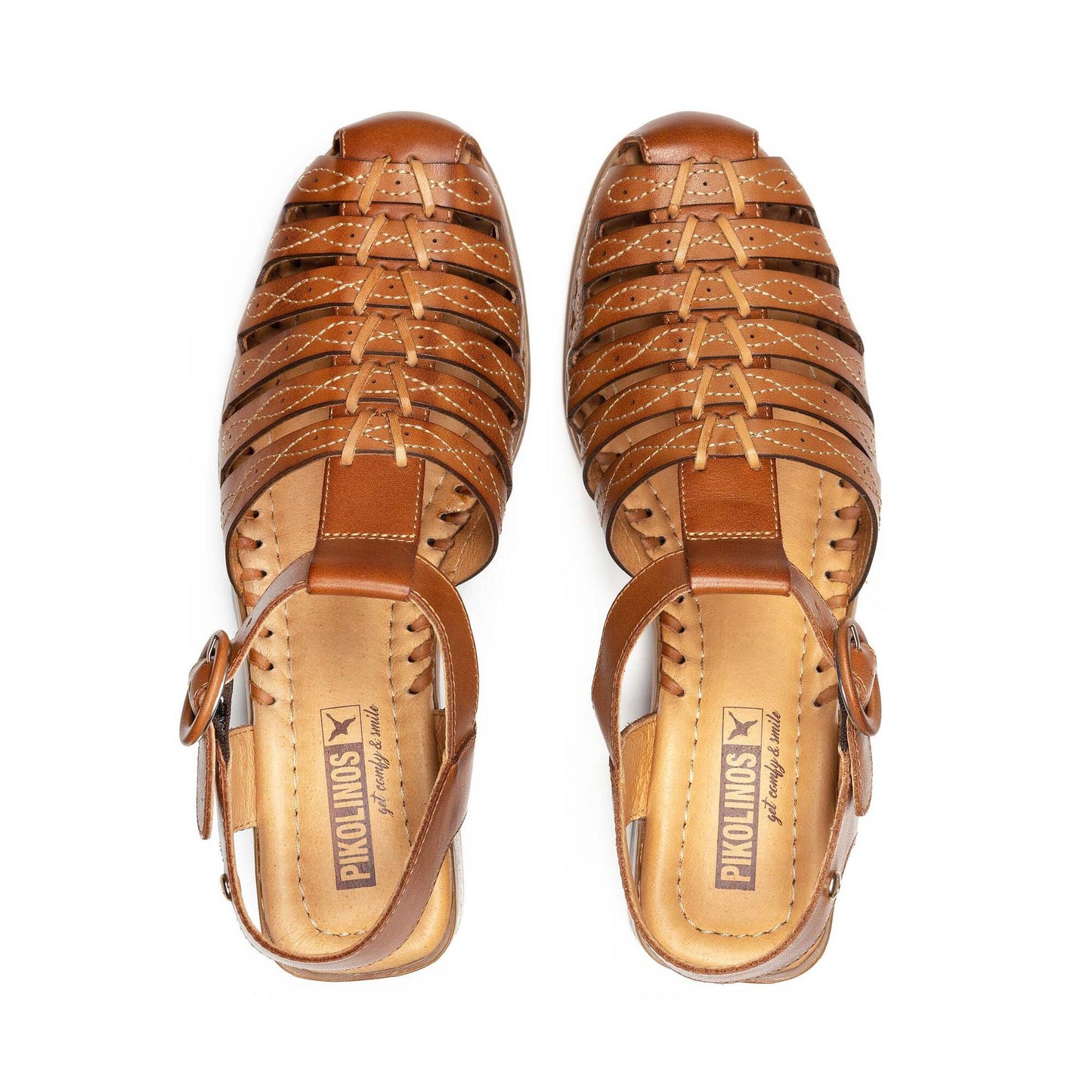 PIKOLINOS SAMPLE - ROMANA W9G-1577 BROWN HEELED SANDAL