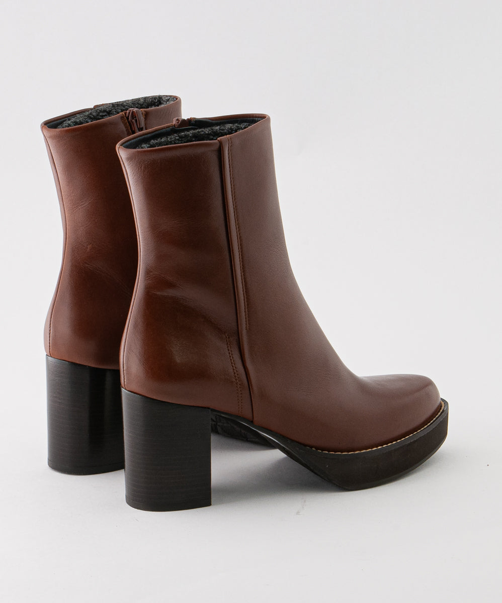ZINDA SAMPLE - DORIS BROWN LEATHER CALF BOOT
