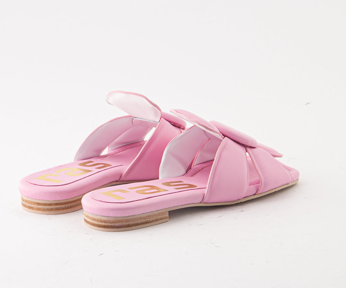 RAS SHOES SAMPLE - CIPRIANI 8073 PINK LEATHER SANDALS