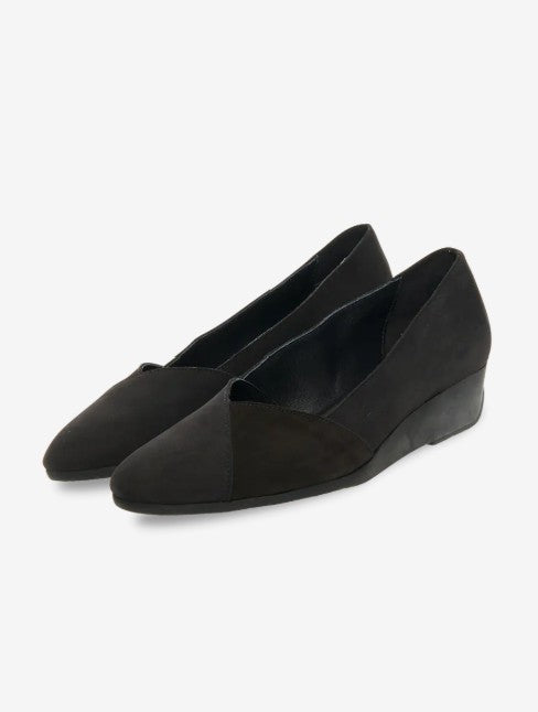 ARCHE SAMPLE - ANYSSI BLACK WEDGE HEELS