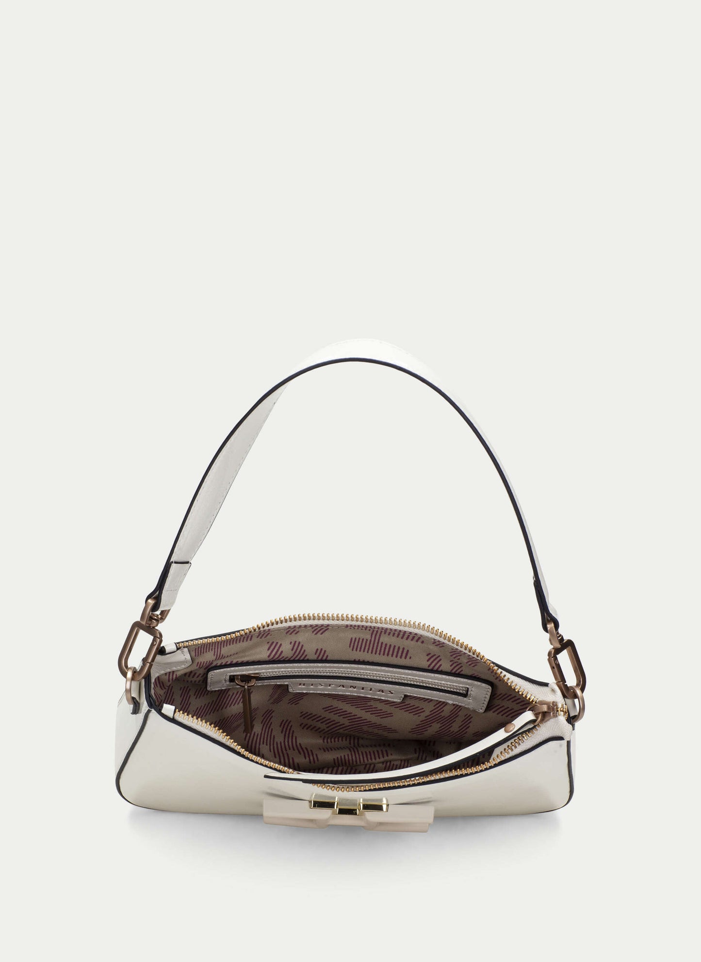 HISPANITAS BV243245 CREAM HOBO BAG