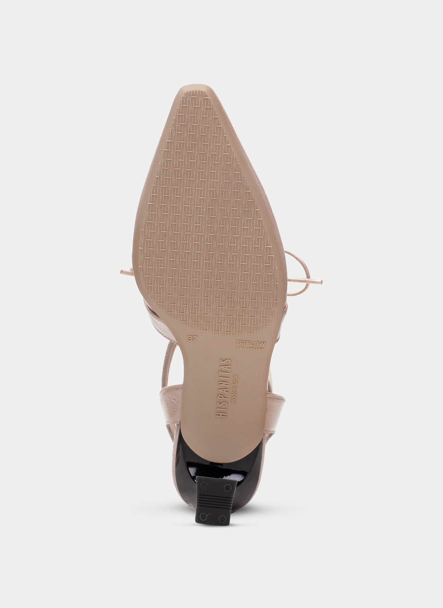 HISPANITAS DALIA HV232641 CREAM PATENT HEEL