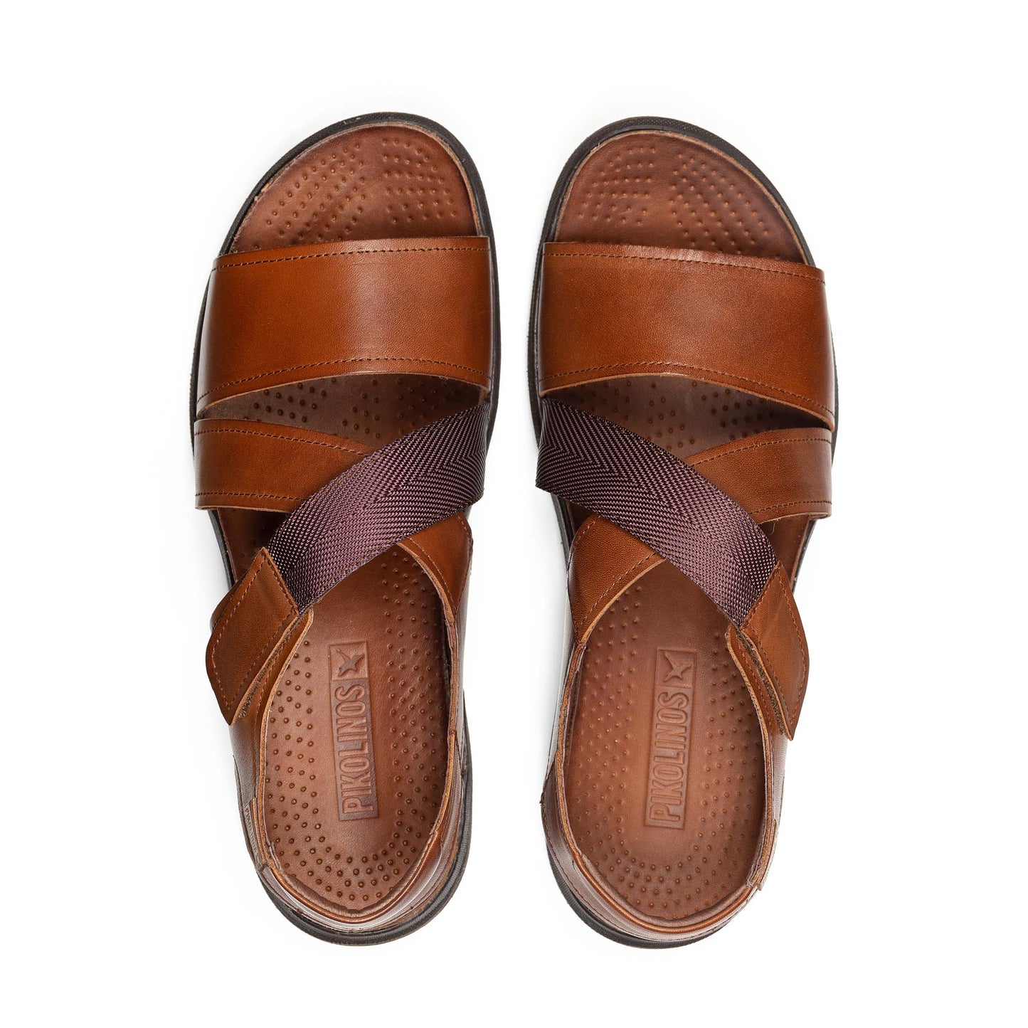 PIKOLINOS SAMPLE - NIJAR M0B-0125 MEN'S BROWN LEATHER SANDAL