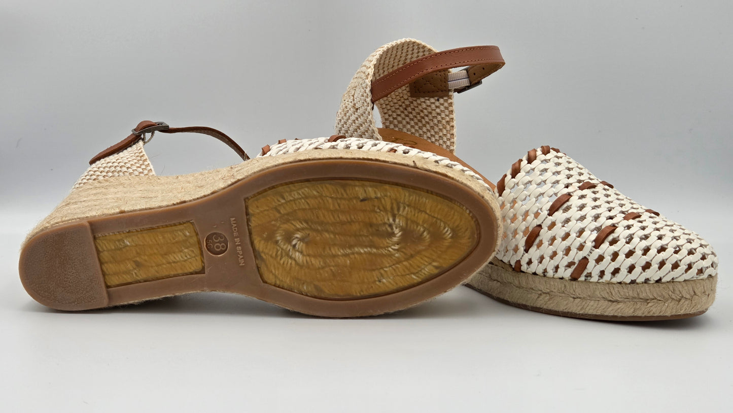 PINAZ 114/5 WHITE JUTE ESPADRILLE