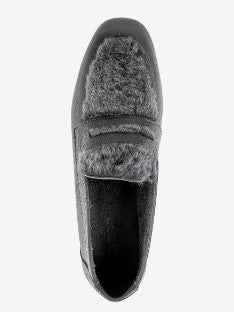 ARCHE SADOKA BLACK FLAT LEATHER LOAFER