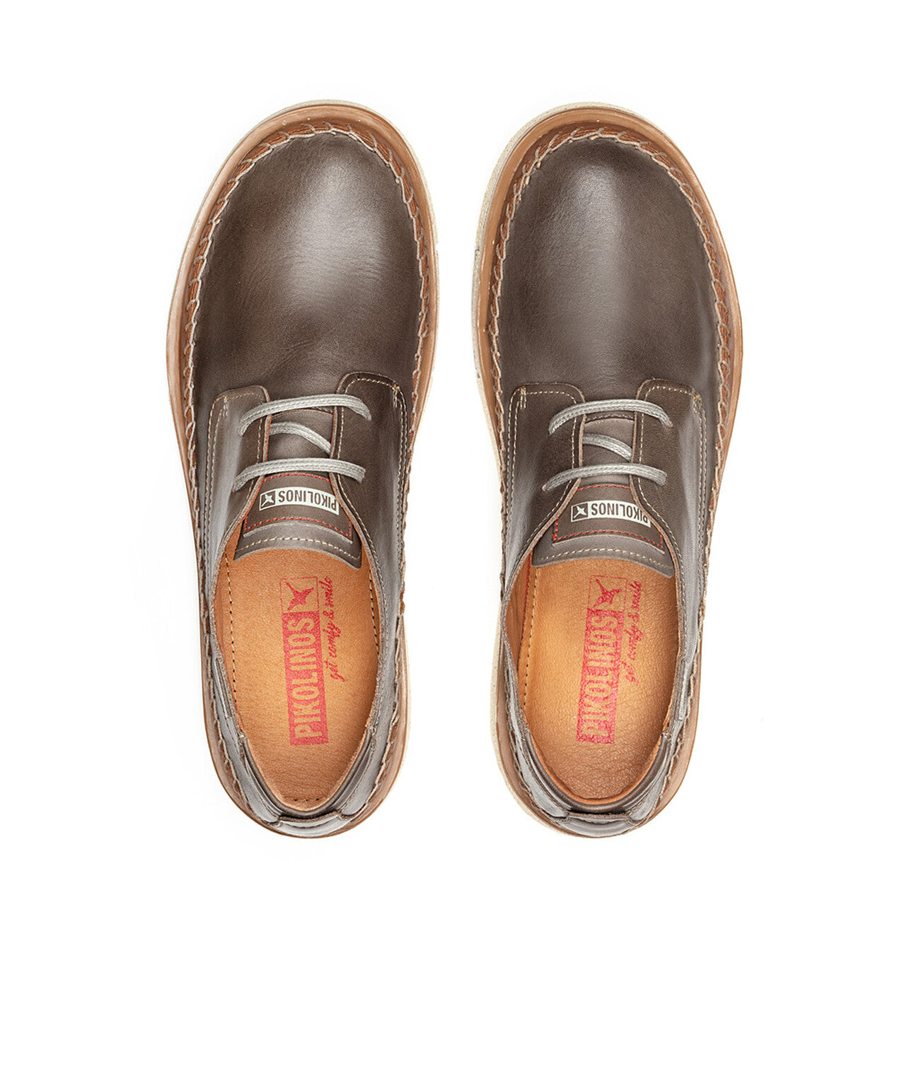 PIKOLINOS SAMPLE - SAN JUAN M6L-4274 GREY LEATHER SNEAKER