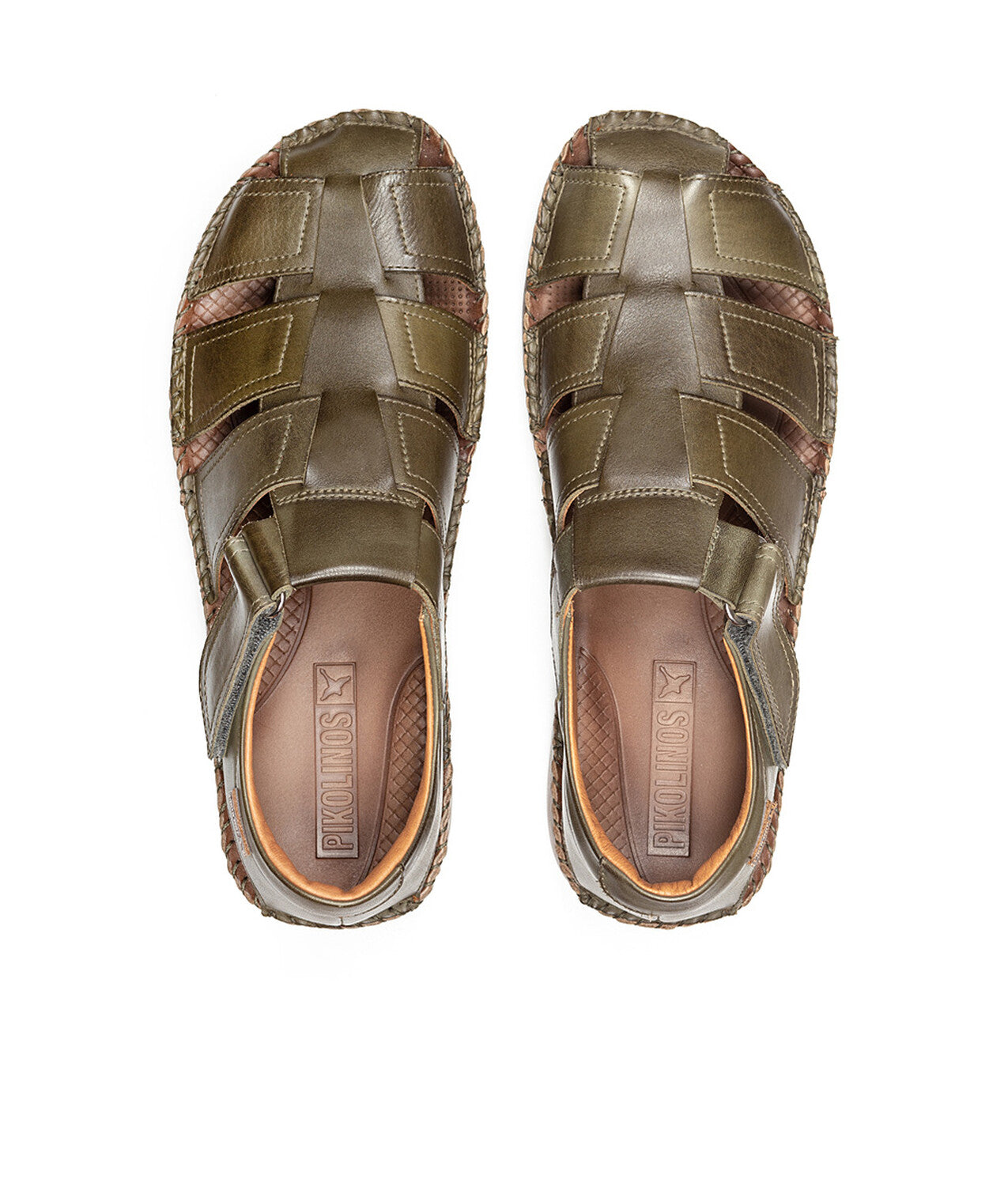 PIKOLINOS SAMPLE - TARIFA 06J-5433 MEN'S KHAKI LEATHER SANDAL