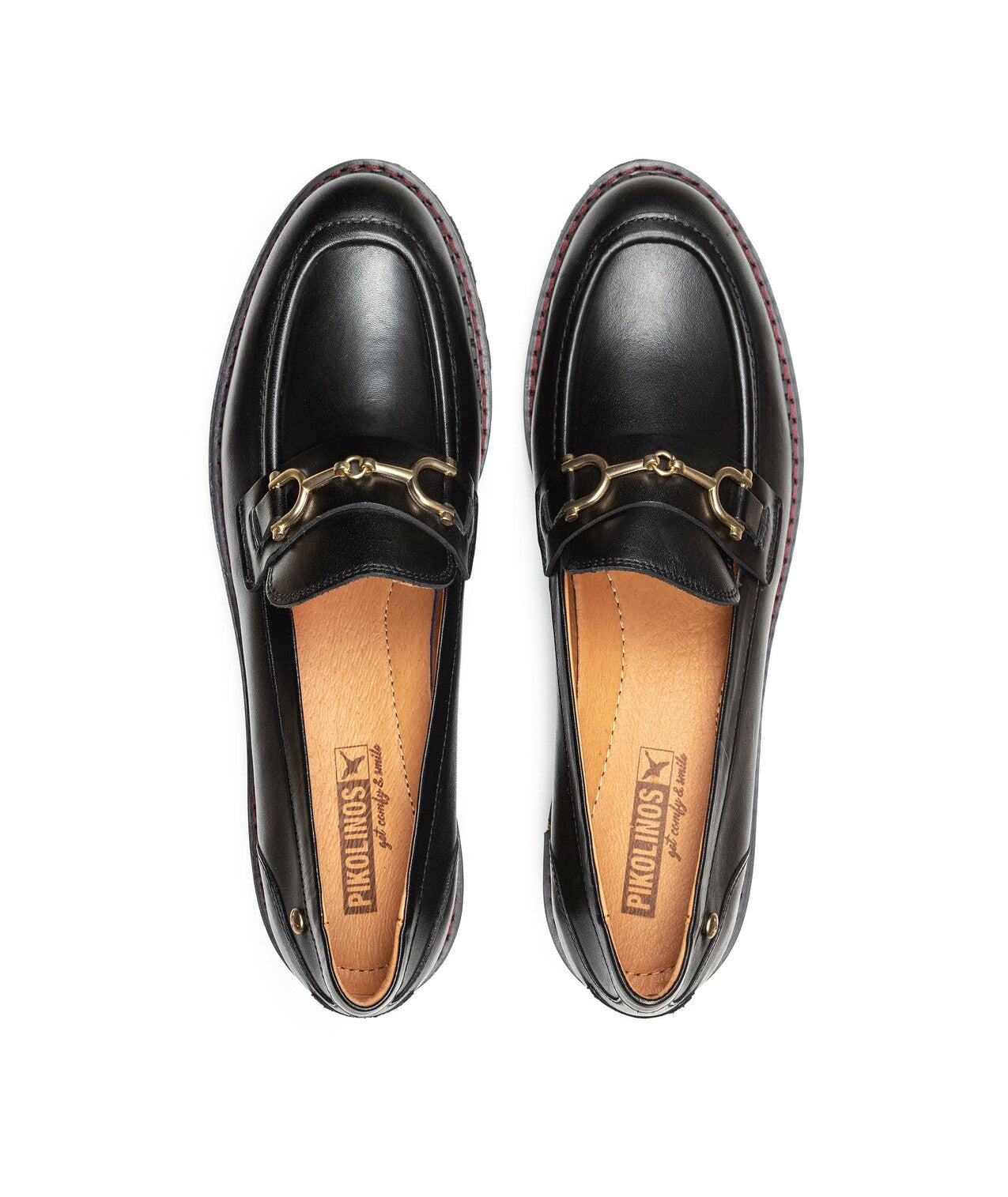 PIKOLINOS SAMPLE - VICAR W6S-3889 BLACK LEATHER LOAFER