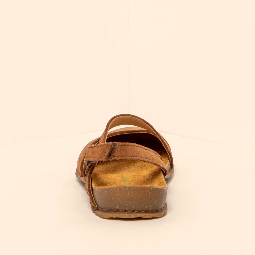 EL NATURALISTA PANGLAO N5813 BROWN LEATHER SANDALS
