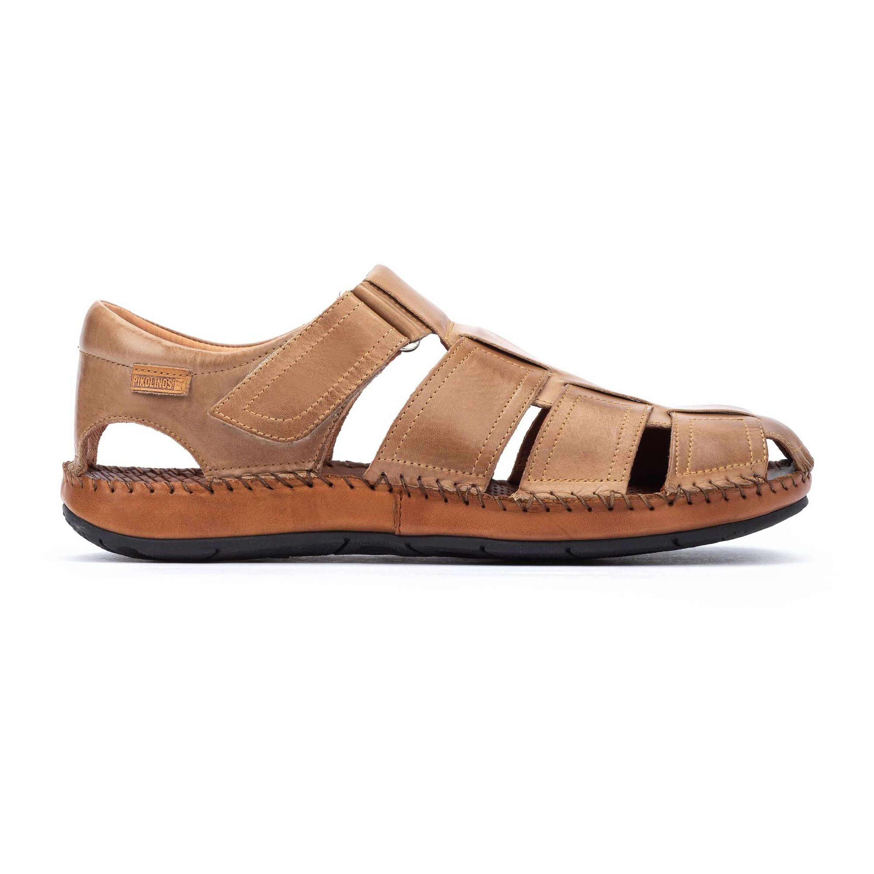 PIKOLINOS SAMPLE - TARIFA 06J-5433 MEN'S TAN LEATHER SANDAL