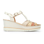 PIKOLINOS AGUADULCE W3Z-1836 CREAM WEDGE SANDAL