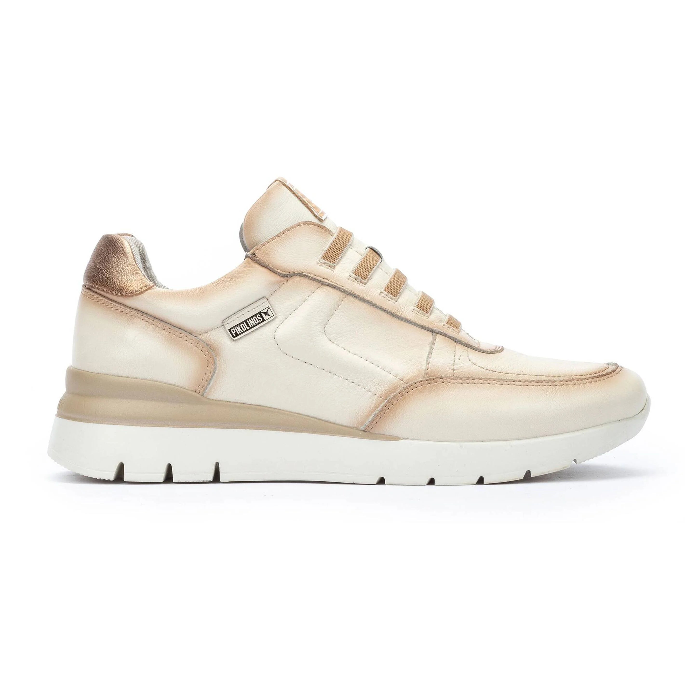 PIKOLINOS CANTABRIA W4R-6731 CREAM LEATHER SNEAKERS