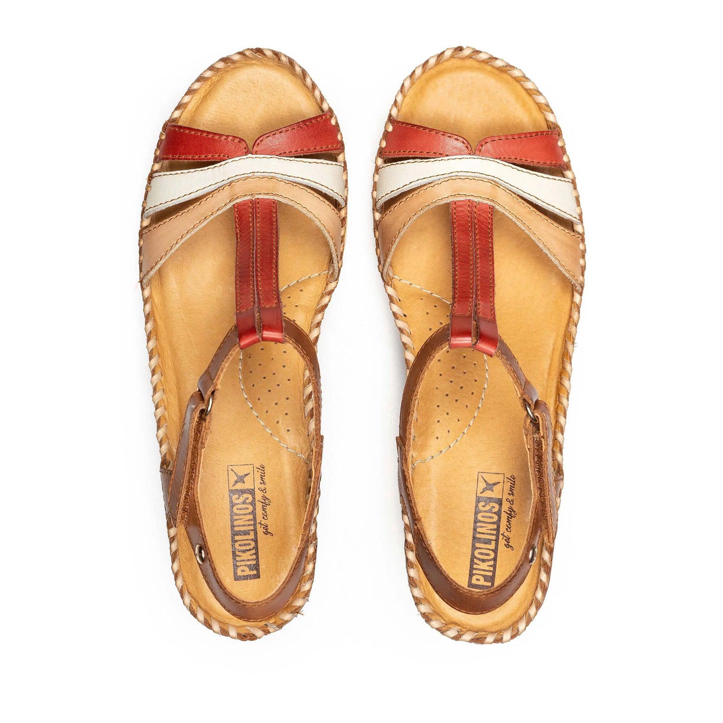 PIKOLINOS AGUADULCE W3Z-1776 TAN WEDGE SANDAL
