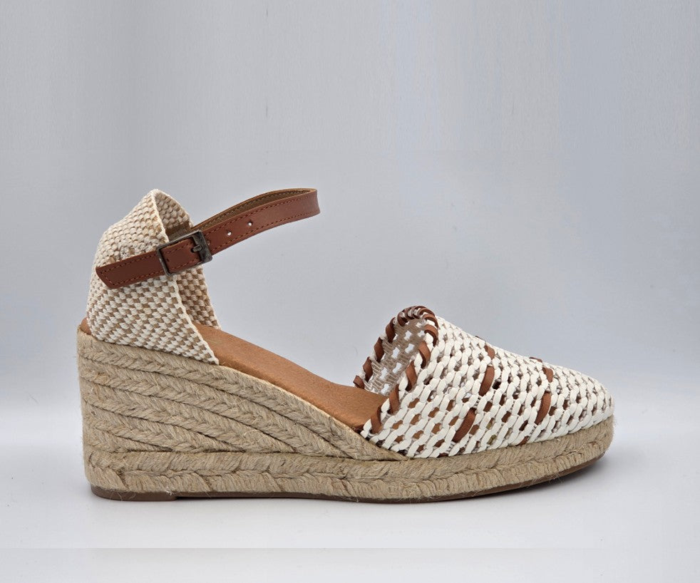PINAZ 114/5 WHITE JUTE ESPADRILLE