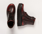 BRIGHTON 1517 RED VINTAGE LEATHER BOOTS