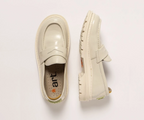 BIRMINGHAM 1902 CREAM LEATHER LOAFER