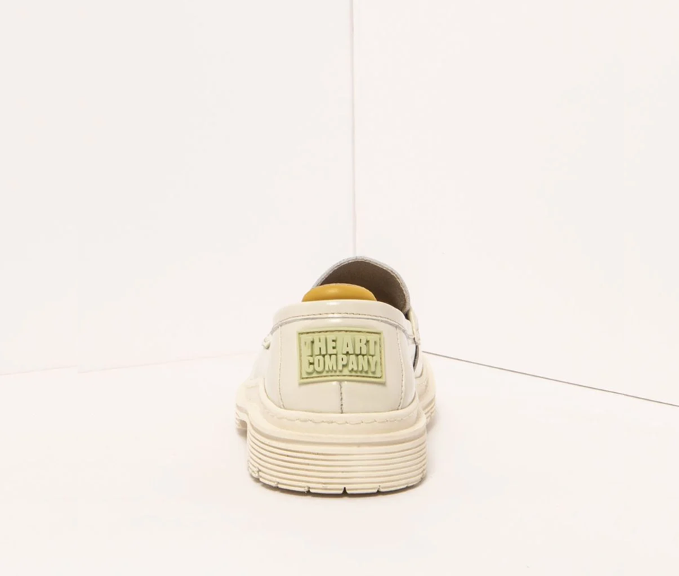 BIRMINGHAM 1902 CREAM LEATHER LOAFER