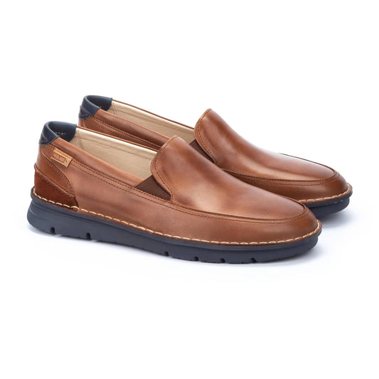PIKOLINOS SAMPLE - RIVAS M3T-3197 MEN'S BROWN LEATHER MOCCASIN