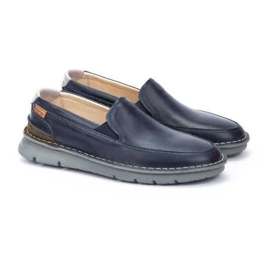 PIKOLINOS SAMPLE - RIVAS M3T-3197 MEN'S NAVY LEATHER MOCCASIN