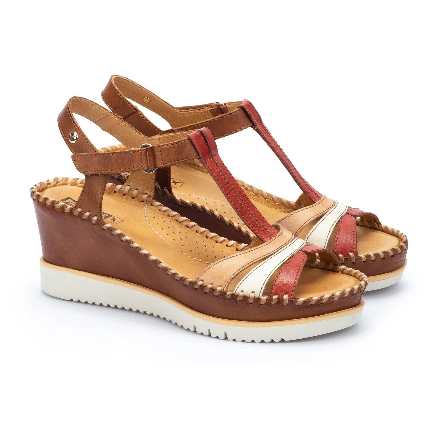 PIKOLINOS AGUADULCE W3Z-1776 TAN WEDGE SANDAL