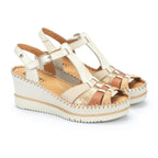 PIKOLINOS AGUADULCE W3Z-1836 CREAM WEDGE SANDAL