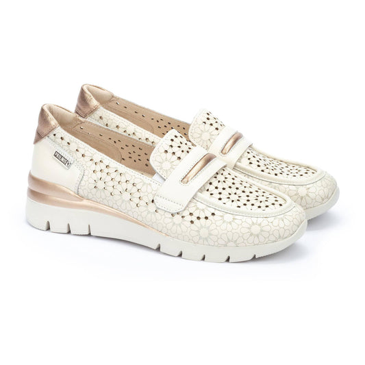 PIKOLINOS CANTABRIA W4R-6518C1 CREAM LEATHER MOCCASIN