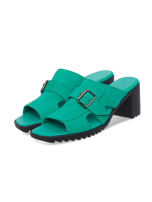 ARCHE SAMPLE - SHARYZ GREEN HEELED MULE