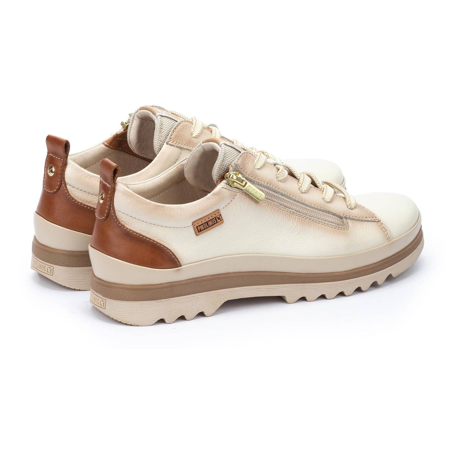 PIKOLINOS VIGO W3W-6979 CREAM LEATHER SNEAKER