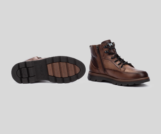 PIKOLINOS SAMPLE - VIGO M3M-8107 MEN'S BROWN LEATHER BOOTS