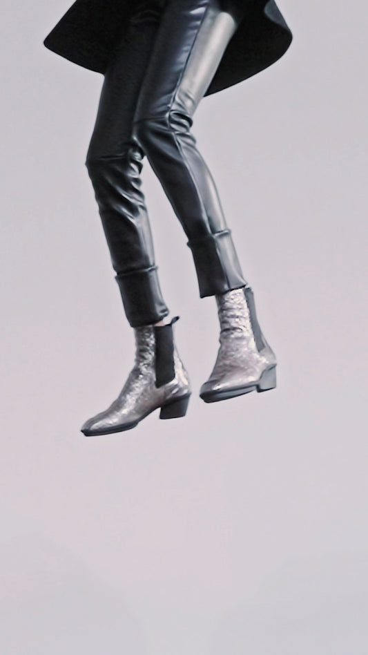 ARCHE JUNACK SILVER MID COWBOY BOOT