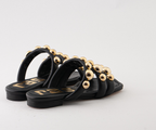 CIPRIANI 8069 BLACK LEATHER SANDALS