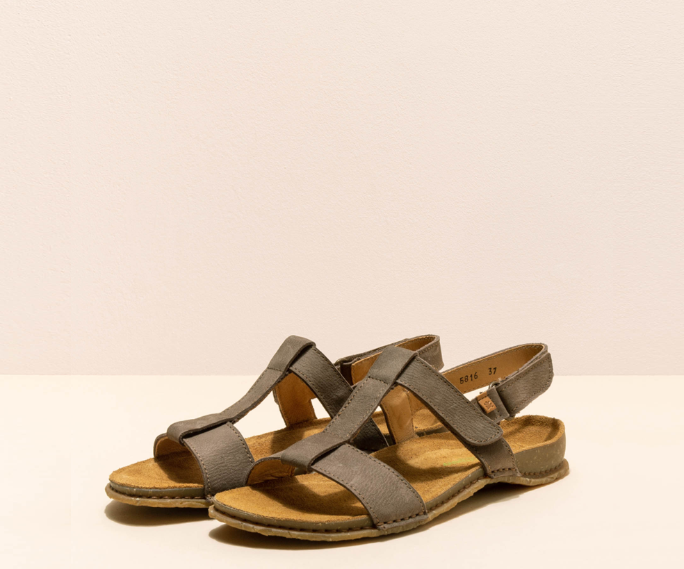 PANGLAO N5816 BROWN LEATHER SANDALS