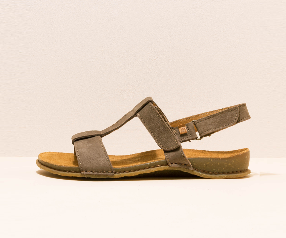 PANGLAO N5816 BROWN LEATHER SANDALS