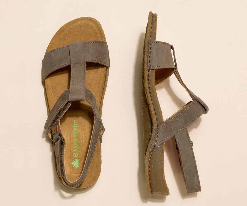 PANGLAO N5816 BROWN LEATHER SANDALS