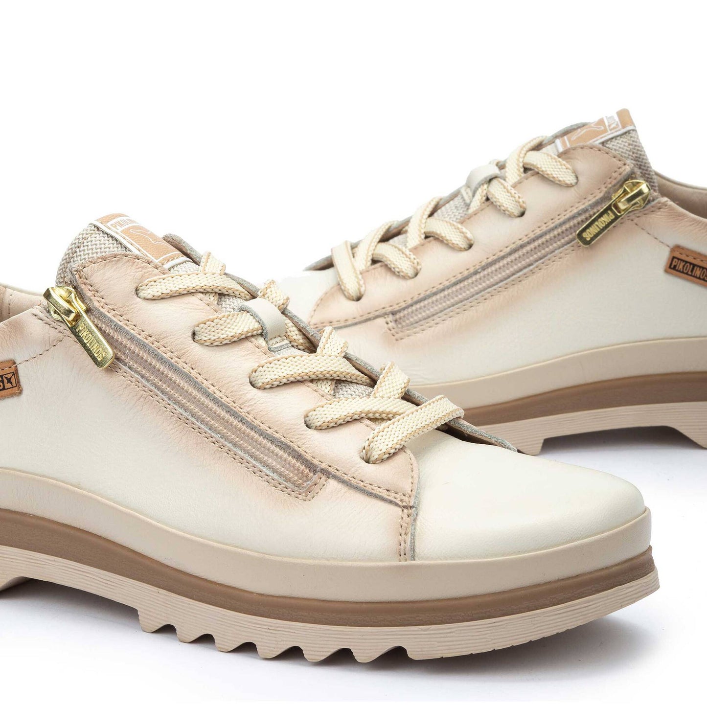 PIKOLINOS VIGO W3W-6979 CREAM LEATHER SNEAKER