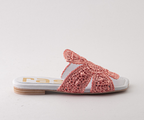 CIPRIANI 8067 PINK RAFIA SANDALS