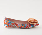 ICONICA 8005 FLORAL BALLERINA WITH RAFIA FLOWER