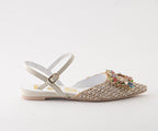 ICONICA 8007 CREAM RAFIA SANDAL