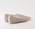 ICONICA 8019 CREAM TEXTURED BALLERINA