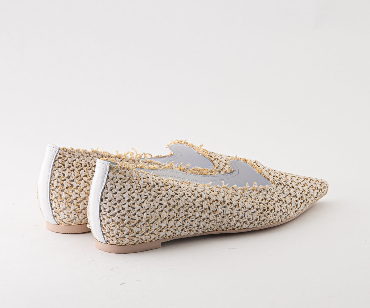ICONICA 8019 CREAM TEXTURED BALLERINA