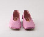 RAS SHOES SAMPLE - LIRIO 8127 PINK LEATHER BALLERINA