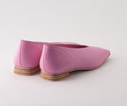 RAS SHOES SAMPLE - LIRIO 8127 PINK LEATHER BALLERINA