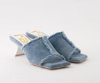 JASMINE 8153 DENIM HEELED SLIDE