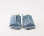 JASMINE 8153 DENIM HEELED SLIDE