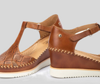 AGUADULCE W3Z-1991 BROWN WEDGE SANDAL