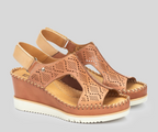 PIKOLINOS SAMPLE - AGUADULCE W3Z-1775 LIGHT TAN WEDGE SANDAL